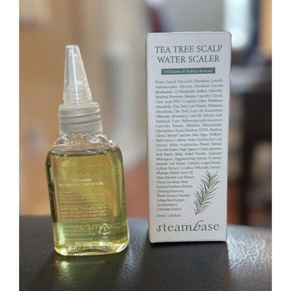 Steambase Dry Scalp Hydration Natural Tea Tree Cleanses BuildUp 1.69oz Korea *** - Picture 3 of 6